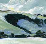 Downland in Snow A snowy landscape