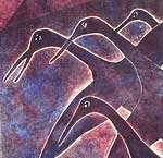 Cranes Migrating flying birds